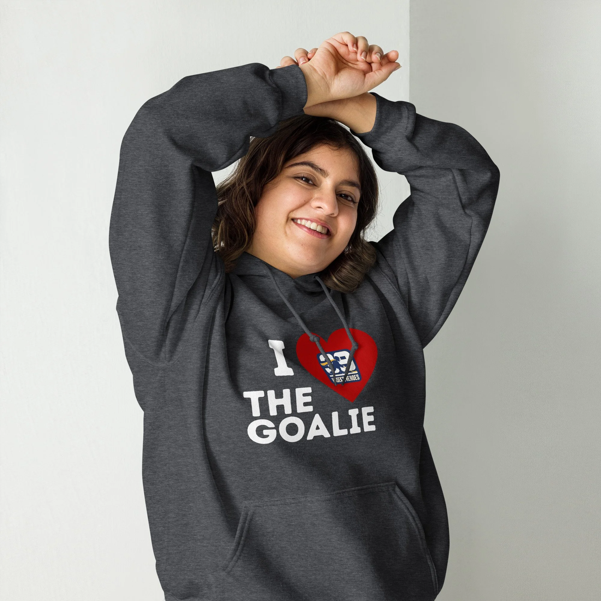 I love the Goalie Unisex Hoodie
