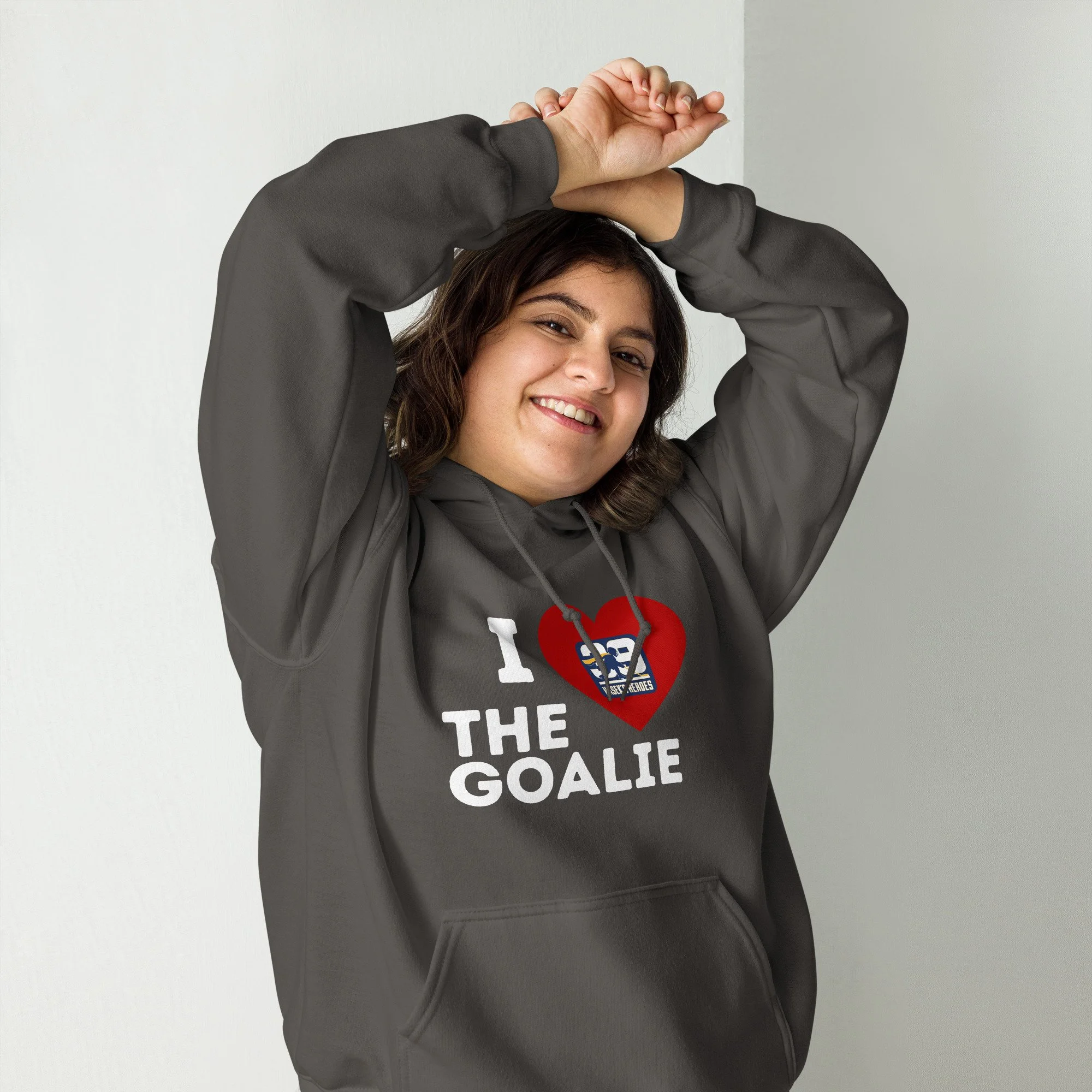 I love the Goalie Unisex Hoodie