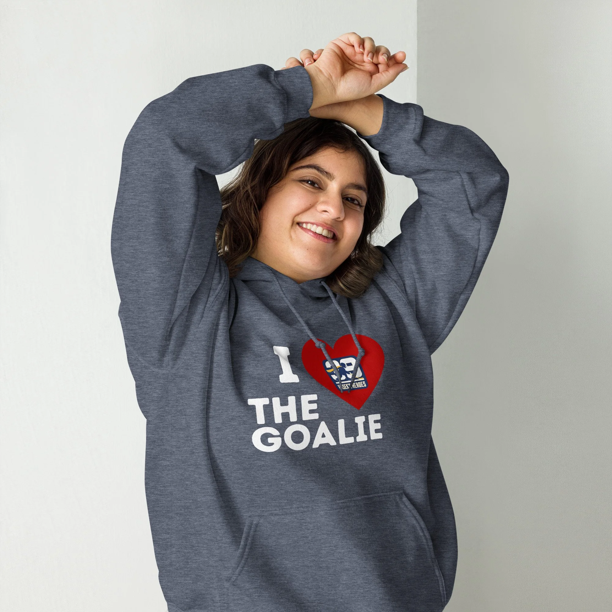 I love the Goalie Unisex Hoodie