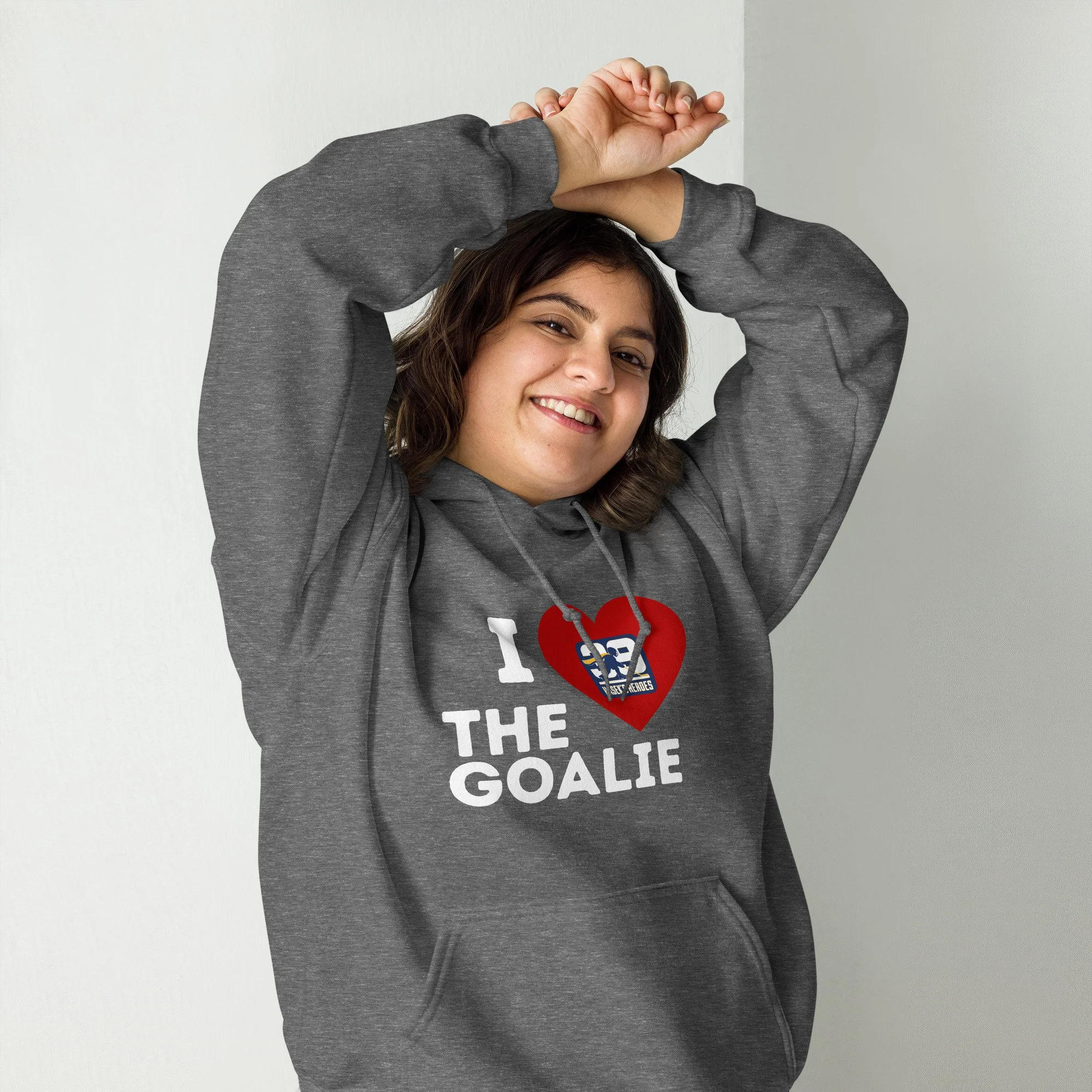 I love the Goalie Unisex Hoodie