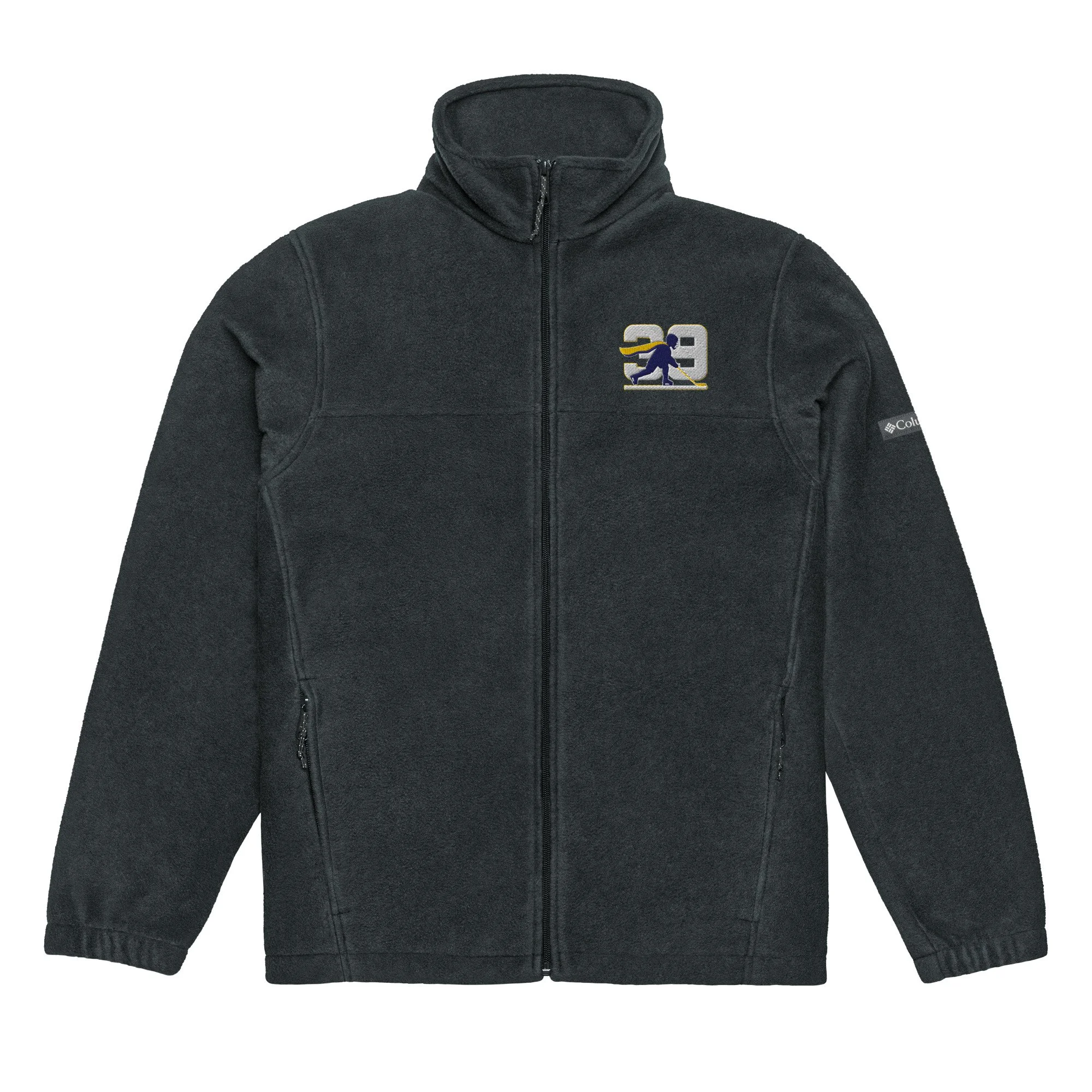 Embroidered Unisex Columbia fleece jacket