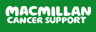 Macmillan Cancer Support logo on a green background