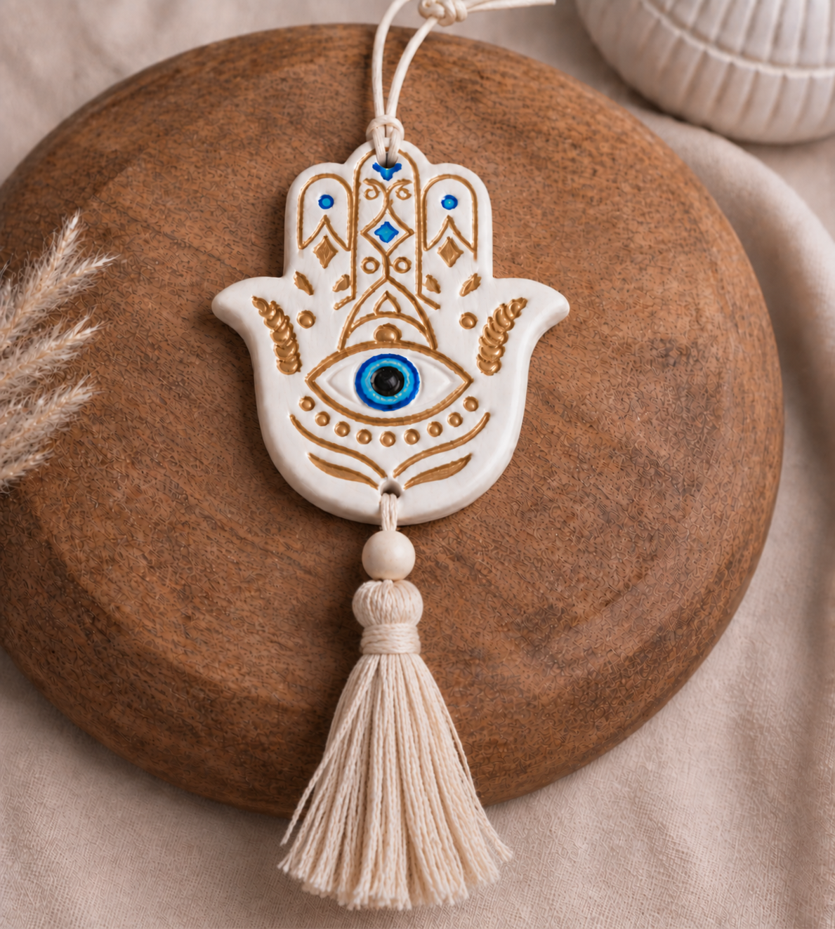 Hamsa Hand — Handcrafted Clay