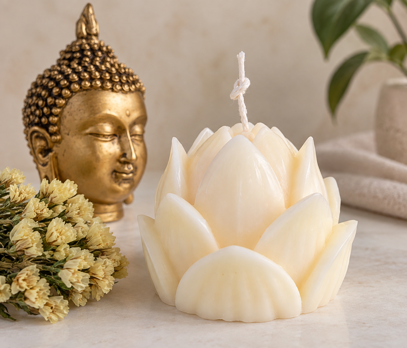 Lotus Flower Candle