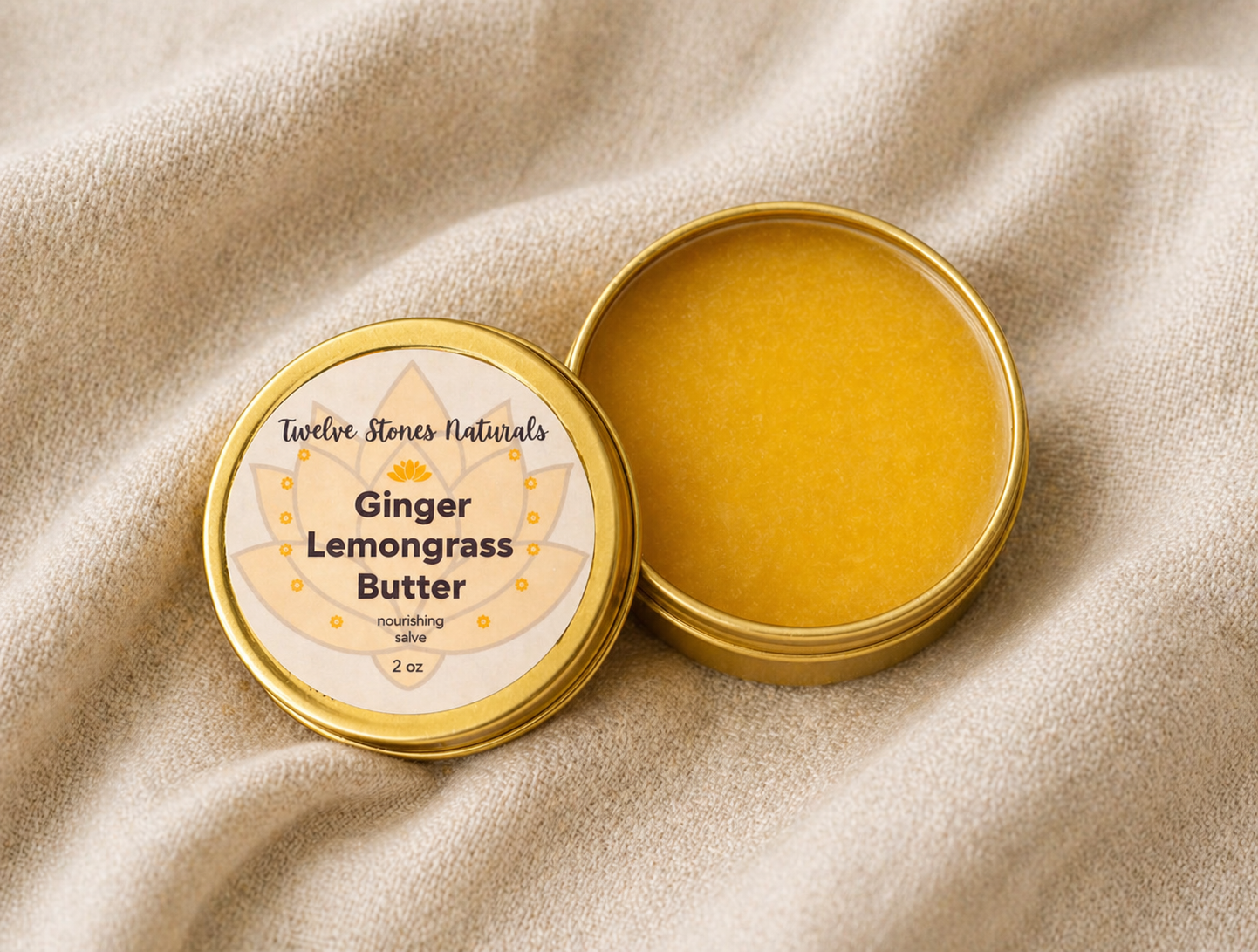 Ginger Lemongrass Butter Salve