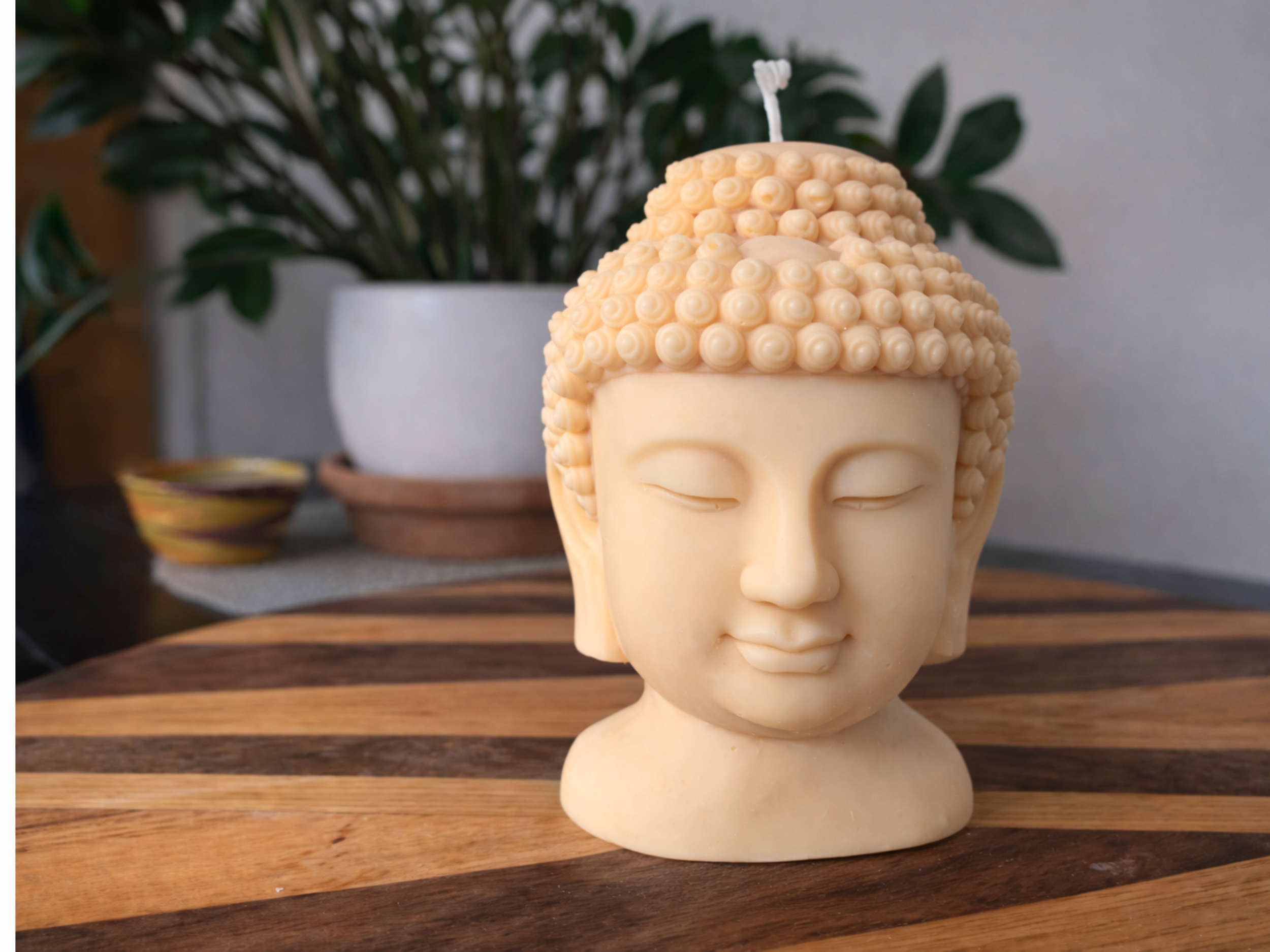 Big Buddha Head Candle