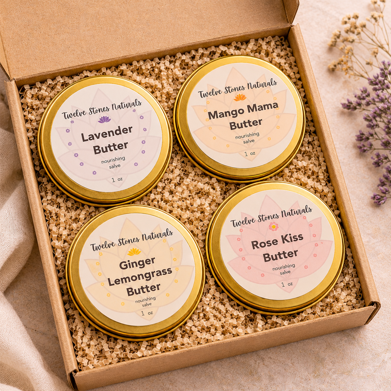 Botanical Salve Set (4-Piece | 1 oz each)