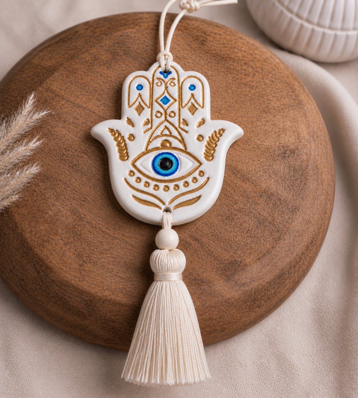 Hamsa Hand — Handcrafted Clay