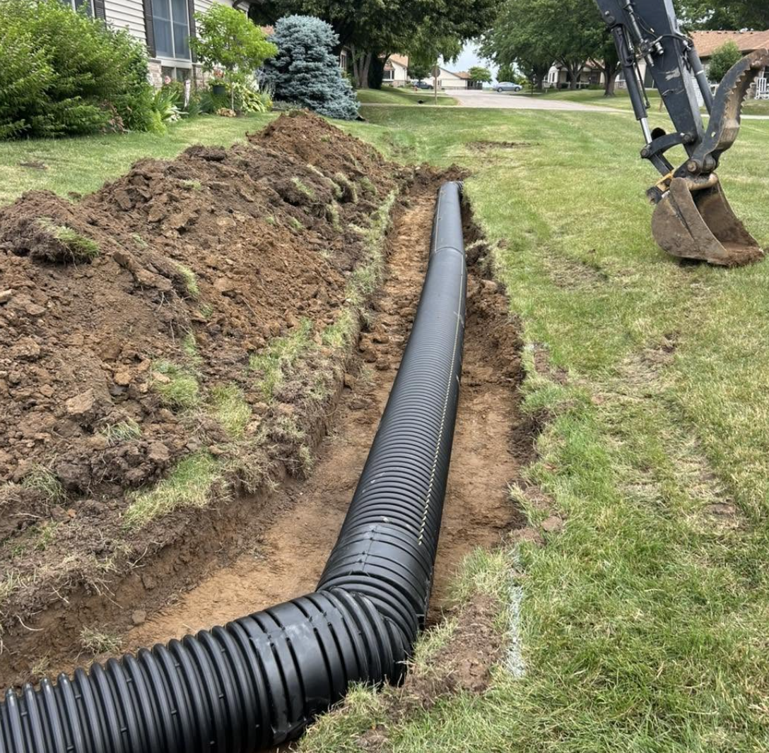 Site preparation services completed for a residential project in Freeport, IL.