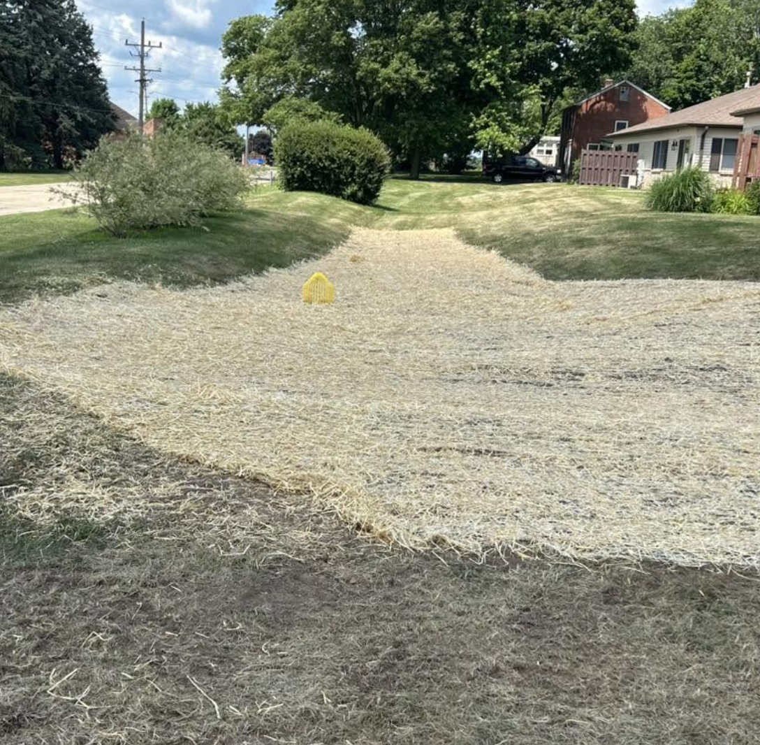 Residential excavation services completed with professional equipment in Utica, IL.