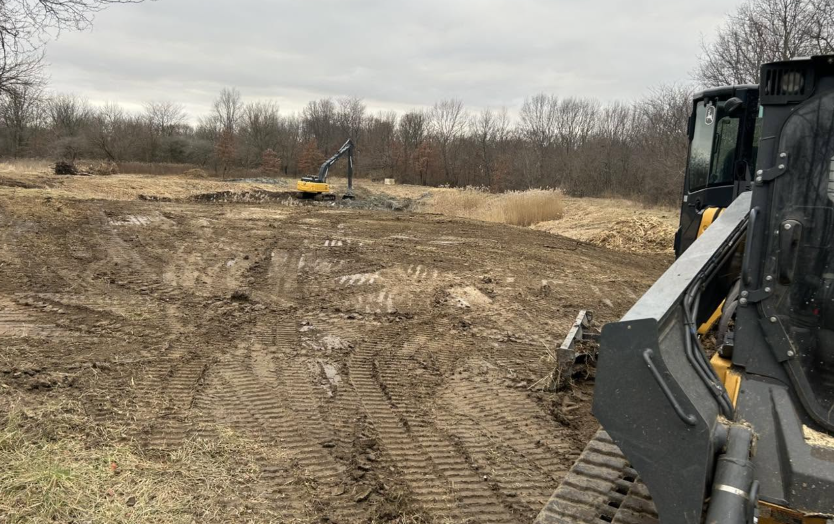 Gravel driveway restoration project completed in Sterling, IL.