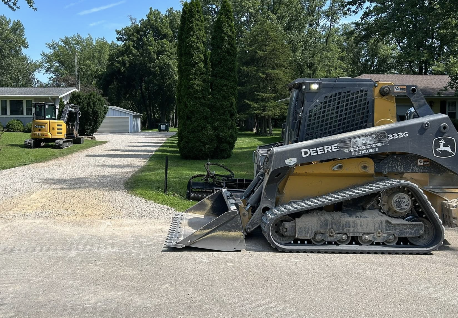Site preparation and earthmoving services completed in Rock Falls, IL.