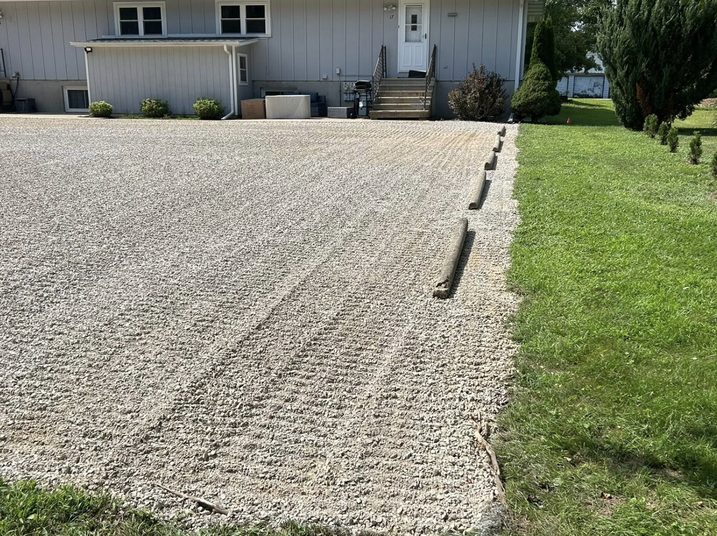 Commercial grading and excavation services completed in Streator, IL.
