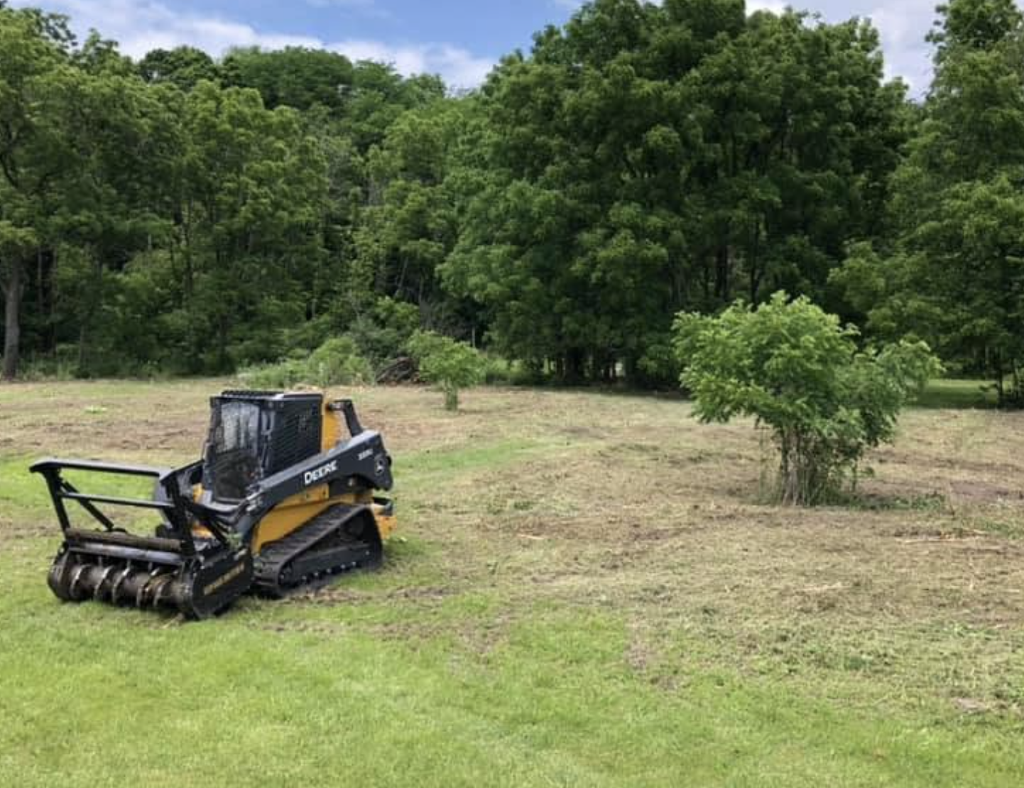 Professional grading services completed in Marseilles, IL.