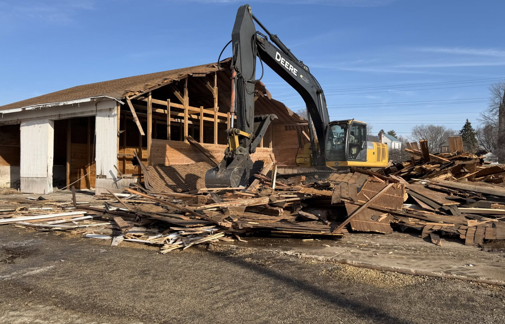 Residential site development project completed in Marseilles, IL.