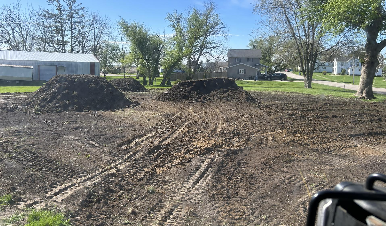 Professional site work completed in Mendota, Illinois.