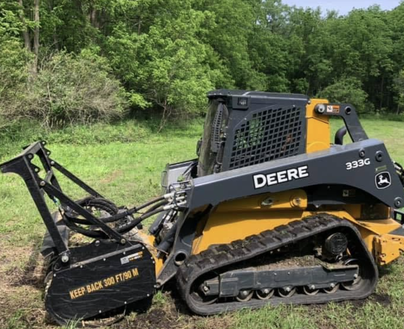 Residential excavation and grading services completed in La Salle, IL.