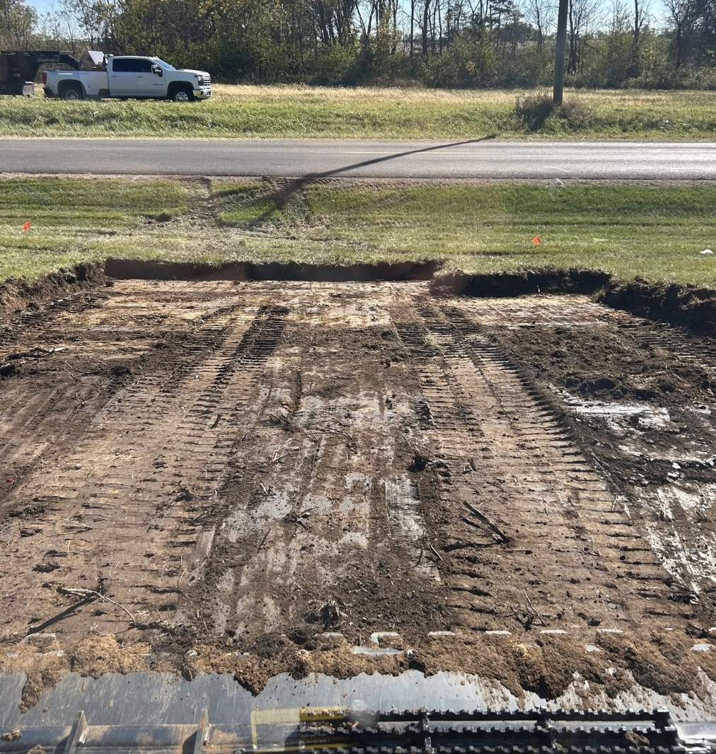 Professional excavation and land clearing completed in Morris, IL.
