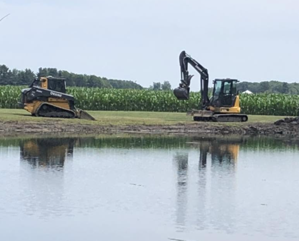 Professional land clearing project in Sycamore, IL.