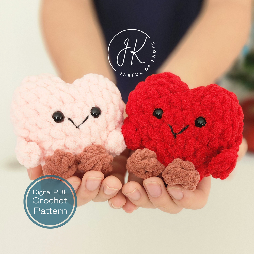 Heart Desk Buddy Crochet Pattern — Jarful Of Knots