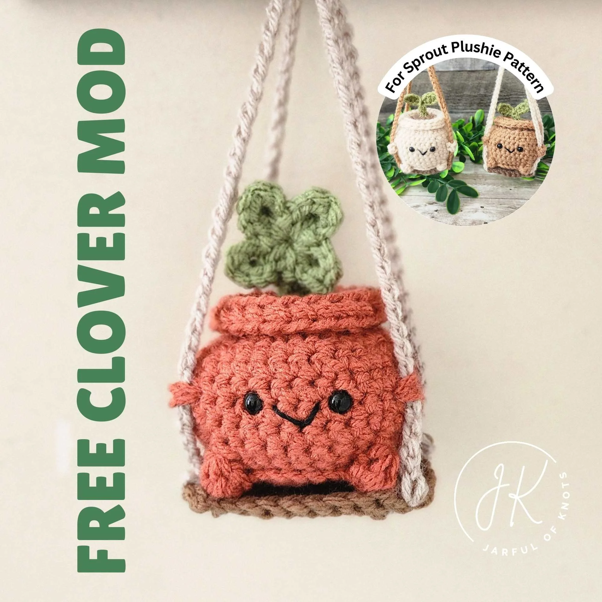 Clover mod for sprout plushie pattern