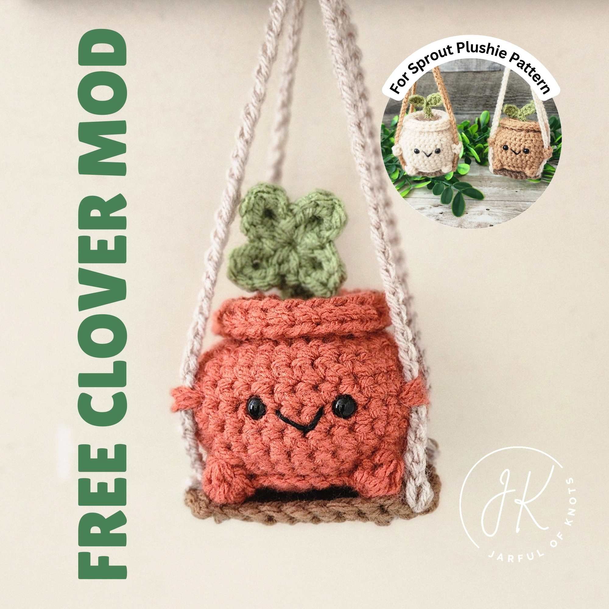 free clover mod for sprout plushie pattern