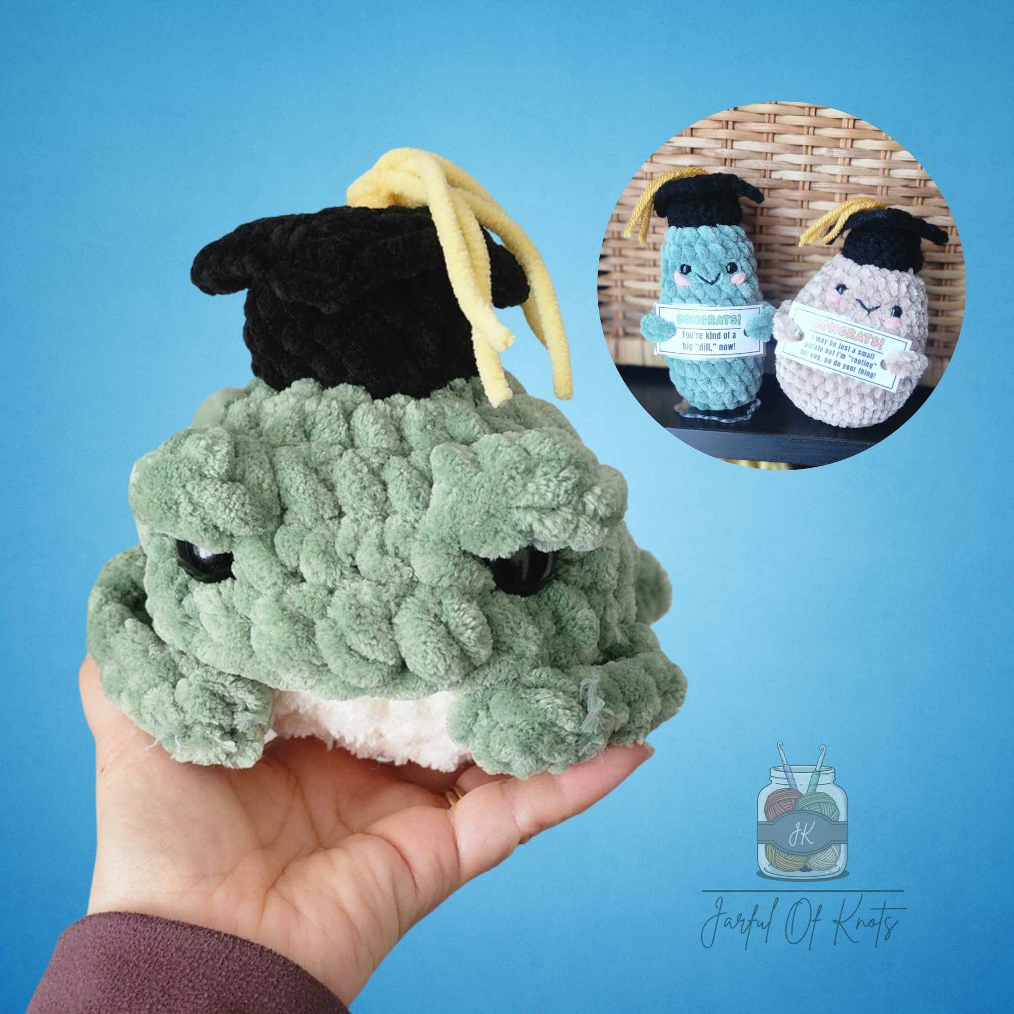 Video Tutorial: Graduation cap Crochet pattern for plushies