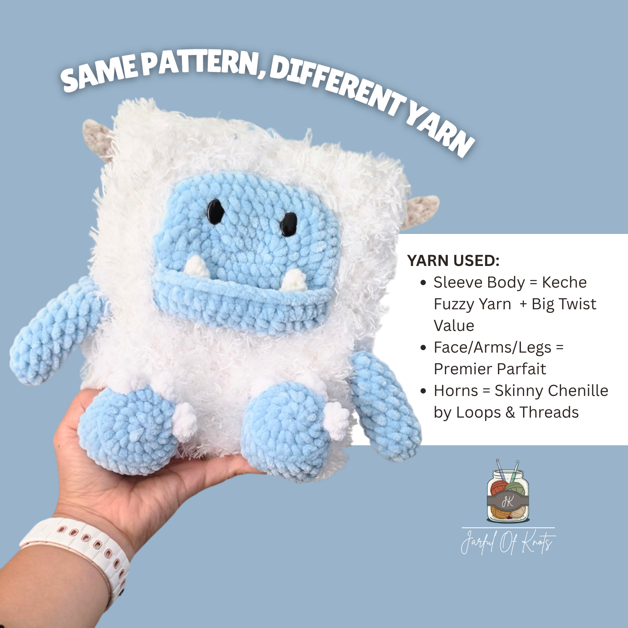 2. Keche Fuzzy Yarn + Big Twist Value
