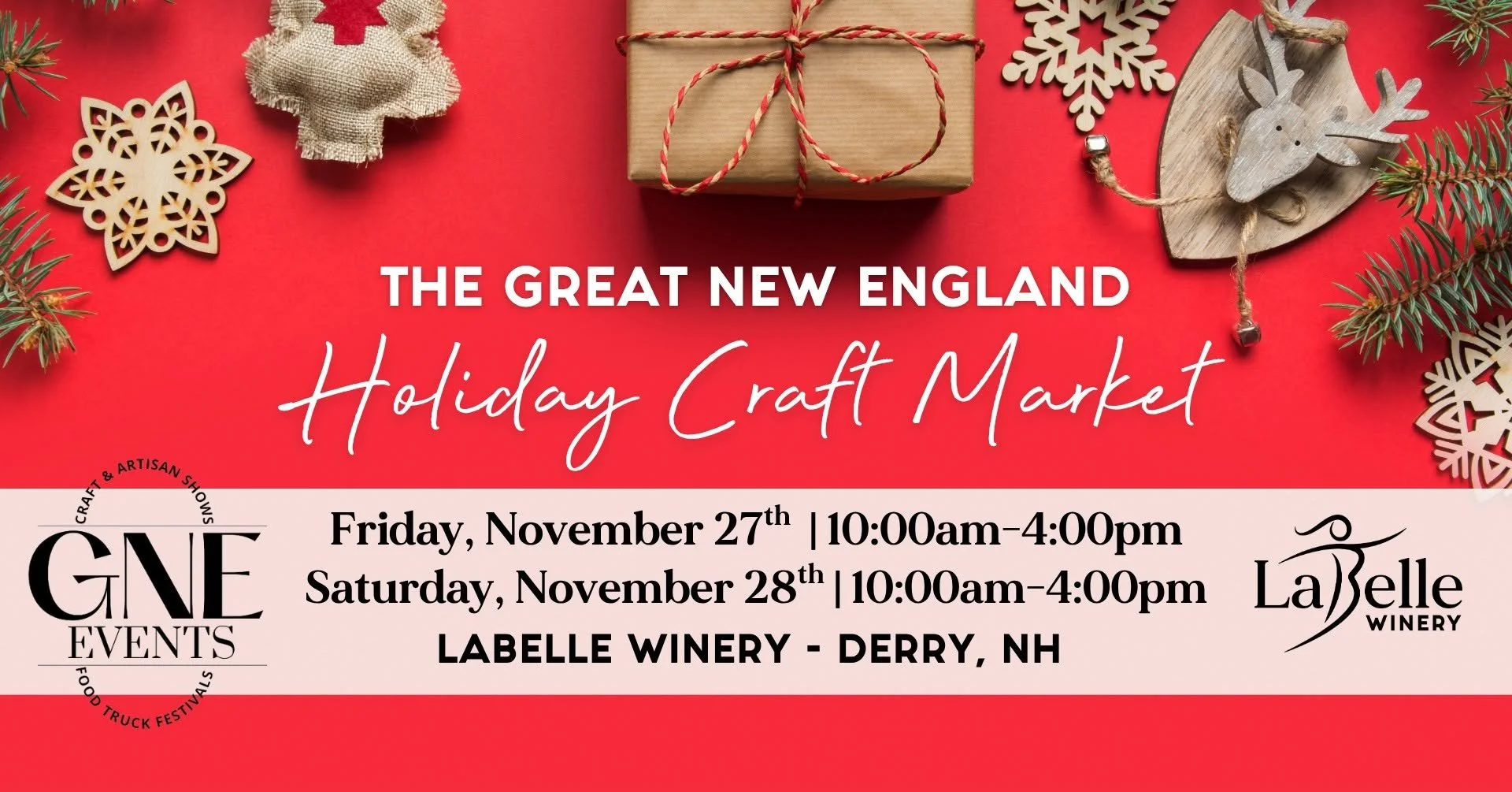 Holiday market at labelle winery