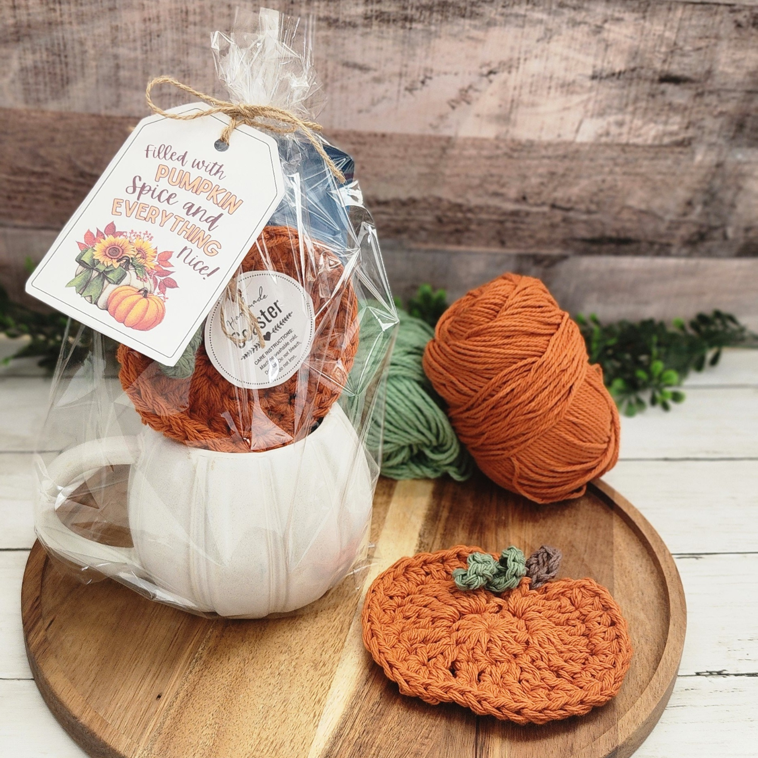 pumpkin spice gift tags