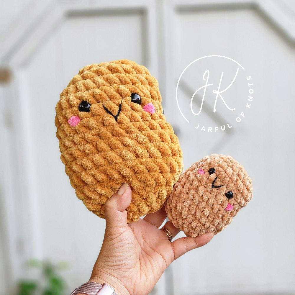 Easy Nugget Chicken Crochet Pattern — Jarful Of Knots