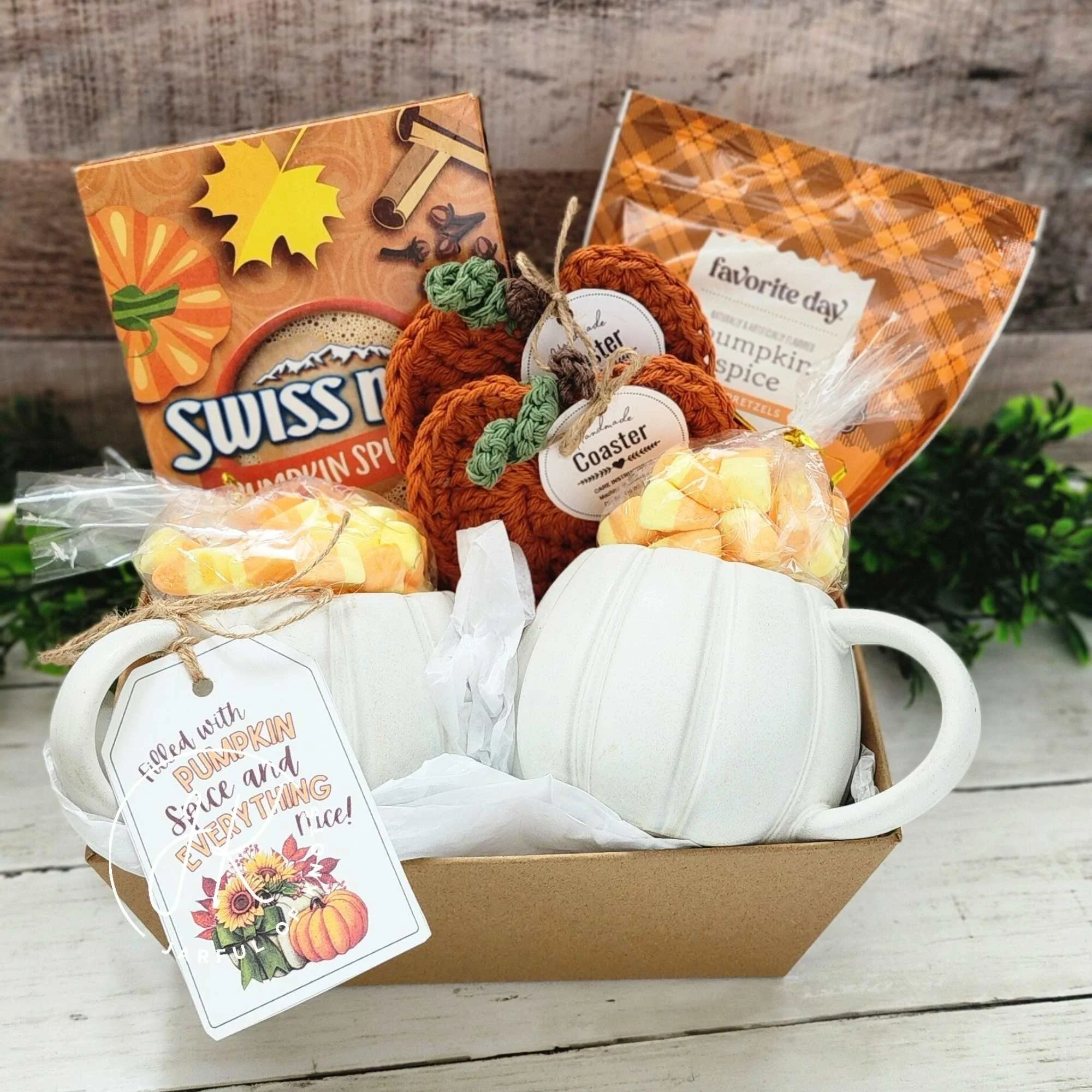 Pumpkin Spice Theme Gift Basket Prize