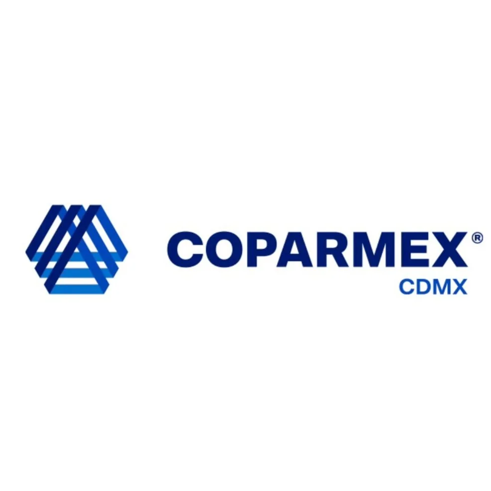Logo de Coparmex CDMX en fondo blanco