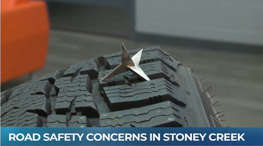 Metal shards found on Stoney Creek roads costing drivers hundreds in repairs