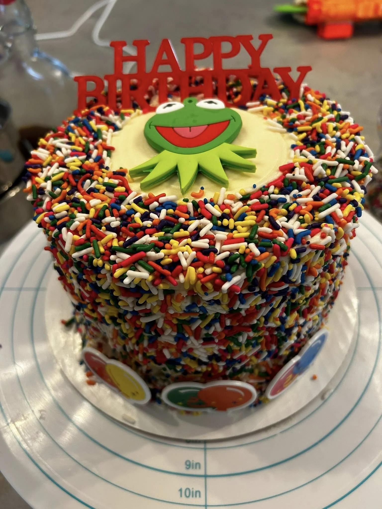 Chocolate Sprinkle Cake 6" 