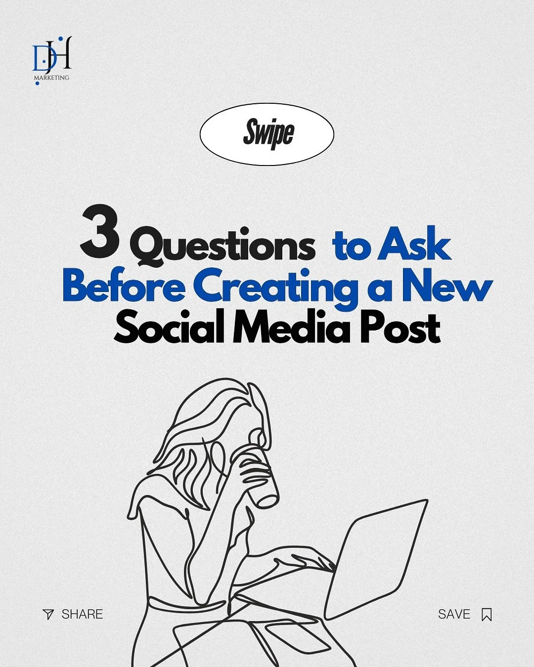 Read this BEFORE you post on social media 👇🏼

STOP and think before you post. Specially if you&rsquo;re a business. 

If you don&rsquo;t know what you&rsquo;re posting (to educate, promote, or entertain), your audience won&rsquo;t either. 

Ask you