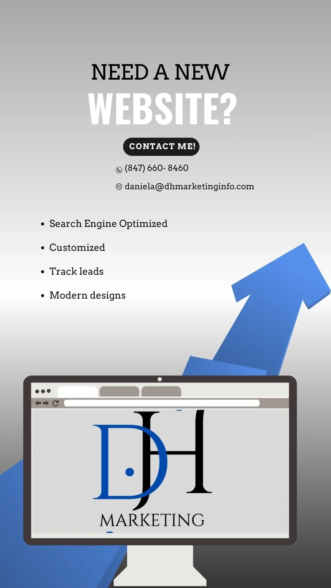New website, website expert for service businesses