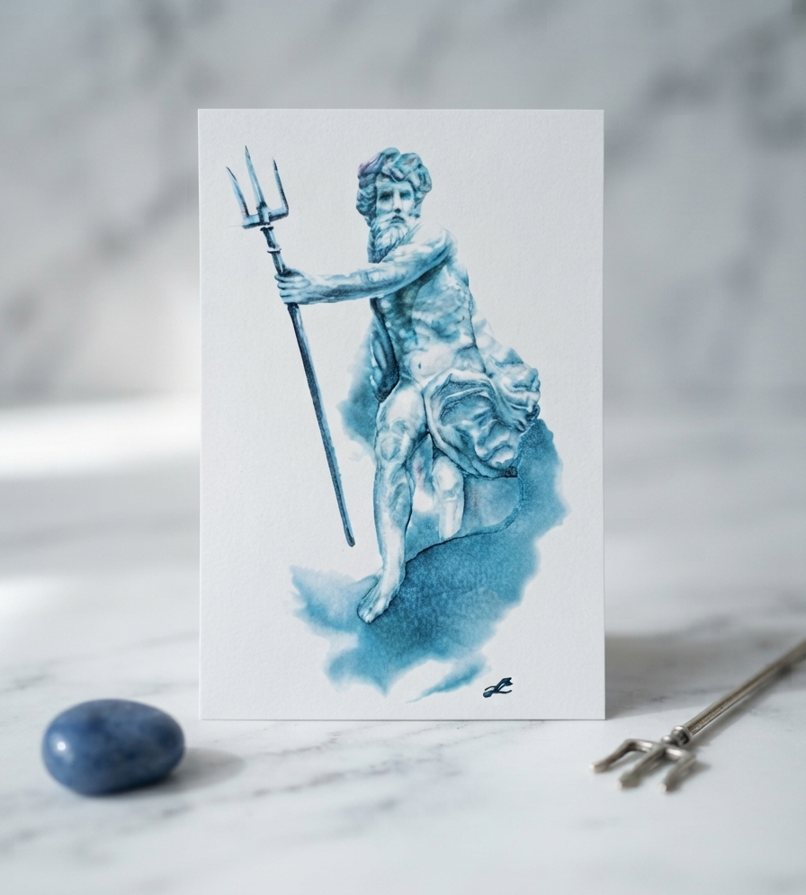Poseidon Postcard