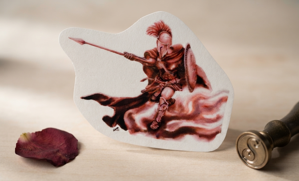 Ares Transparent Sticker