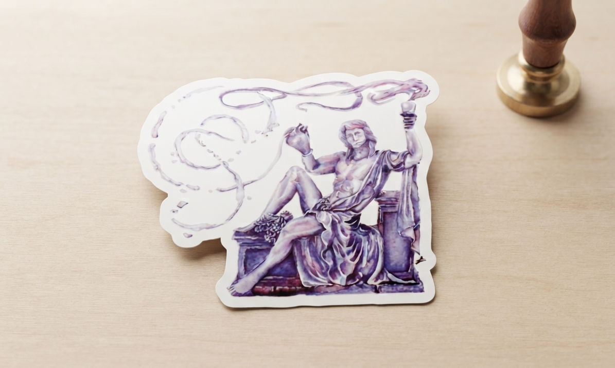 Dionysus Transparent Sticker