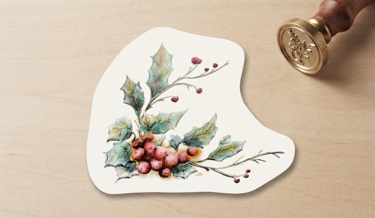 Mistletoe Transparent Sticker
