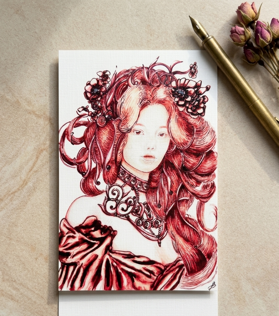Scarlet Postcard