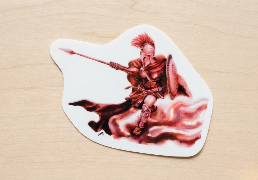 Ares Transparent Sticker