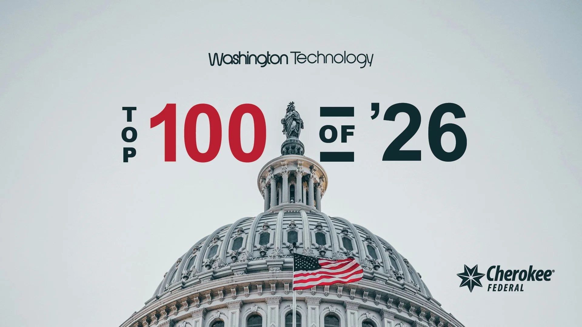 Cherokee Federal Named to Washington Technology Top 100 for Eighth Consecutive Year