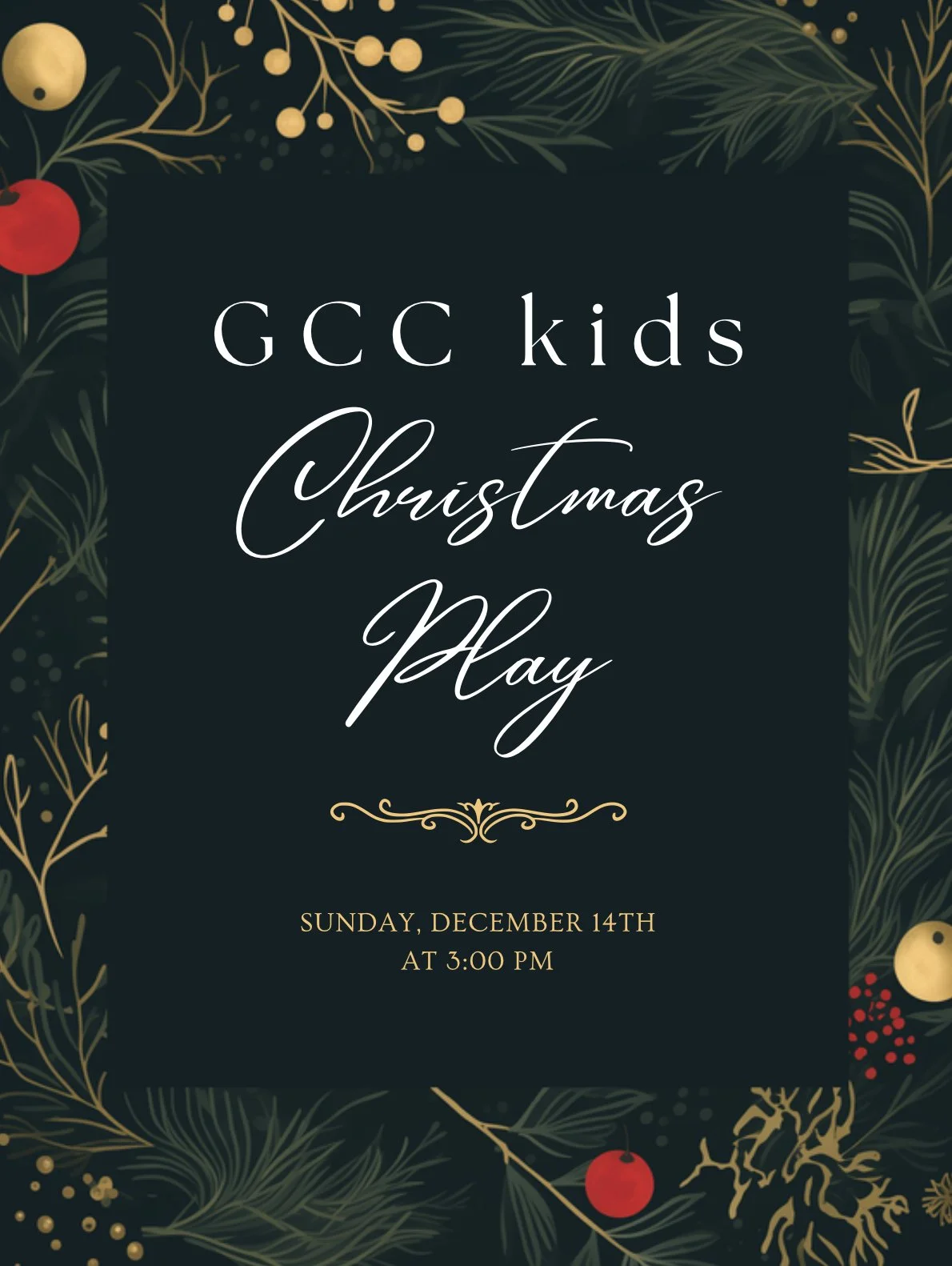 GCC Kids Christmas Play