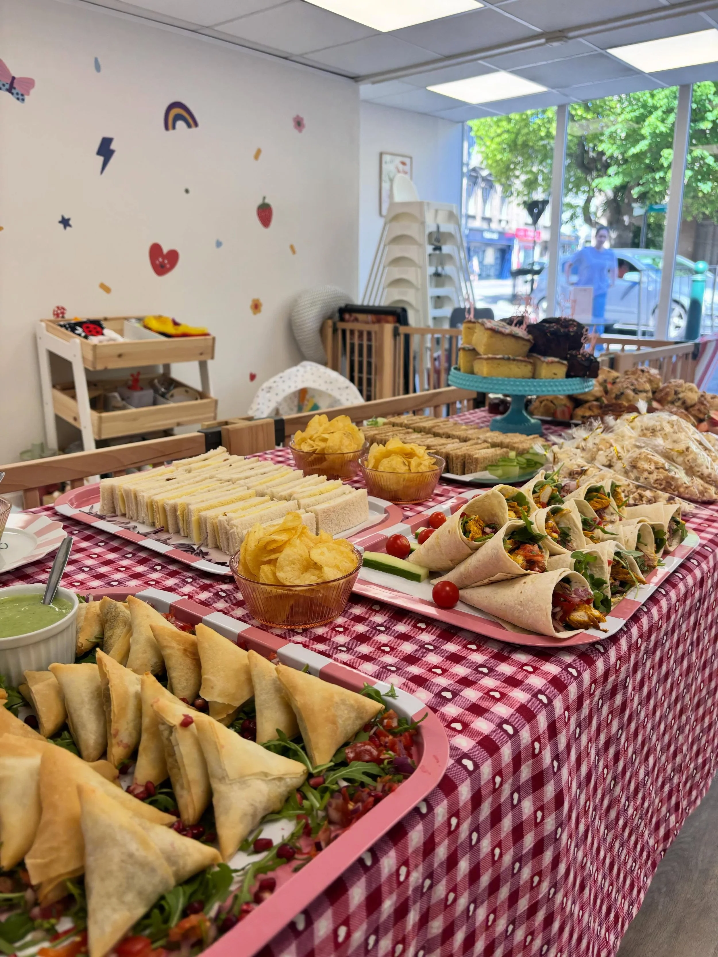 Our first ever baby shower was a hit✨ Afternoon tea with a lil bit of spice thrown in 🌞