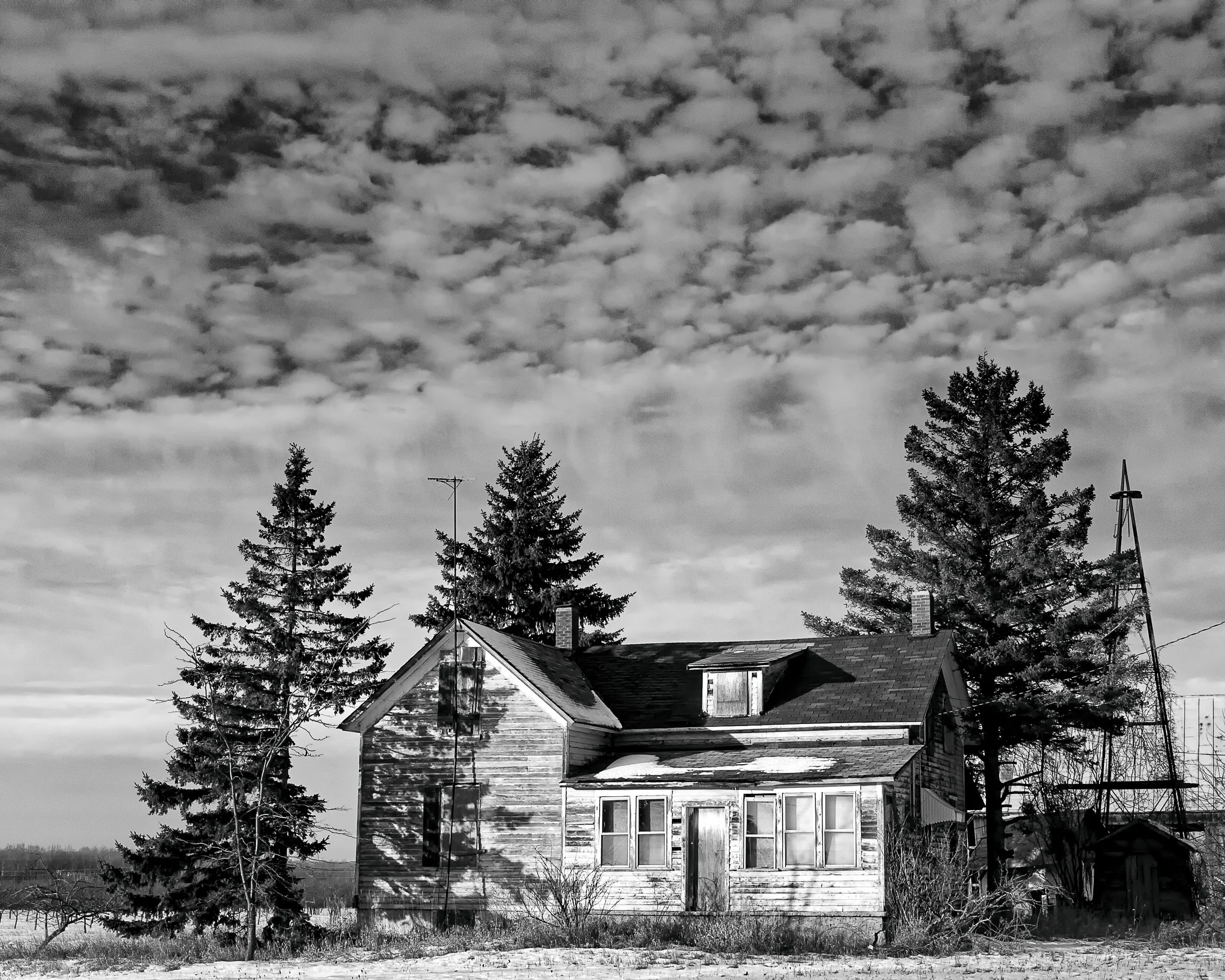 Digital Mono Open - 2nd Place - Old House - ©John Fleissner