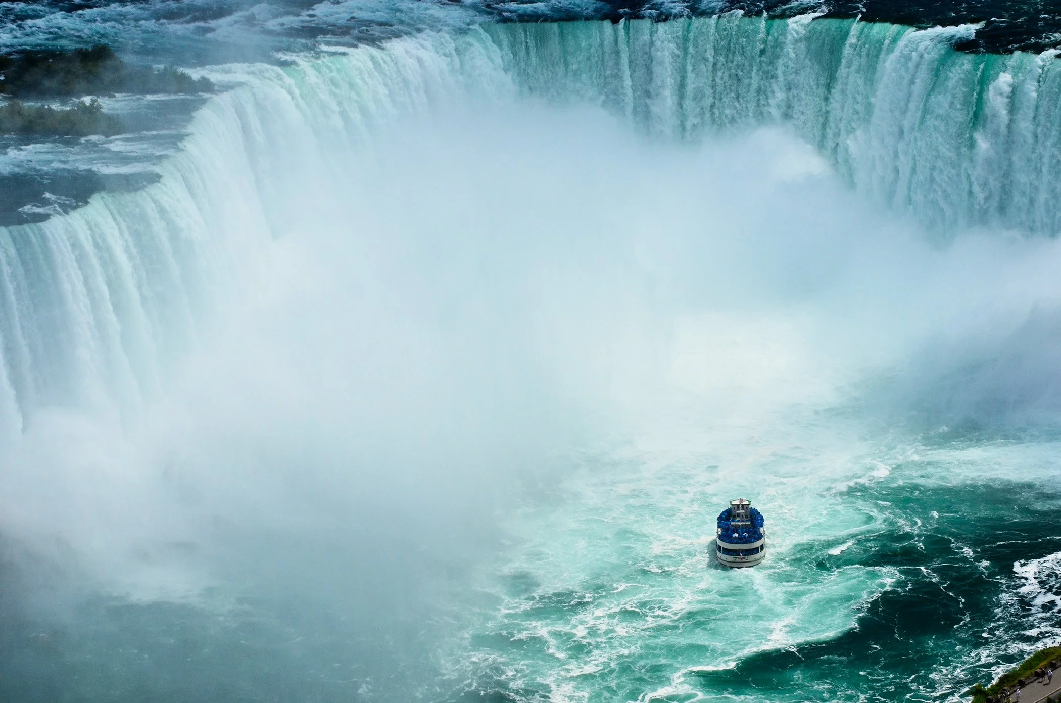  Horshoe Falls from Skylon Tower, Ontario, Canada 