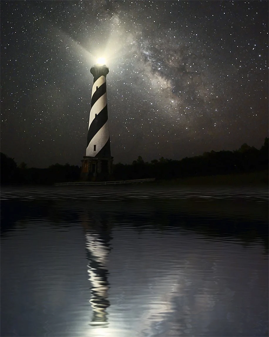 Digital Color Open  
 1st Place  
   A Beacon of Light  by  Dee Dee Werner 