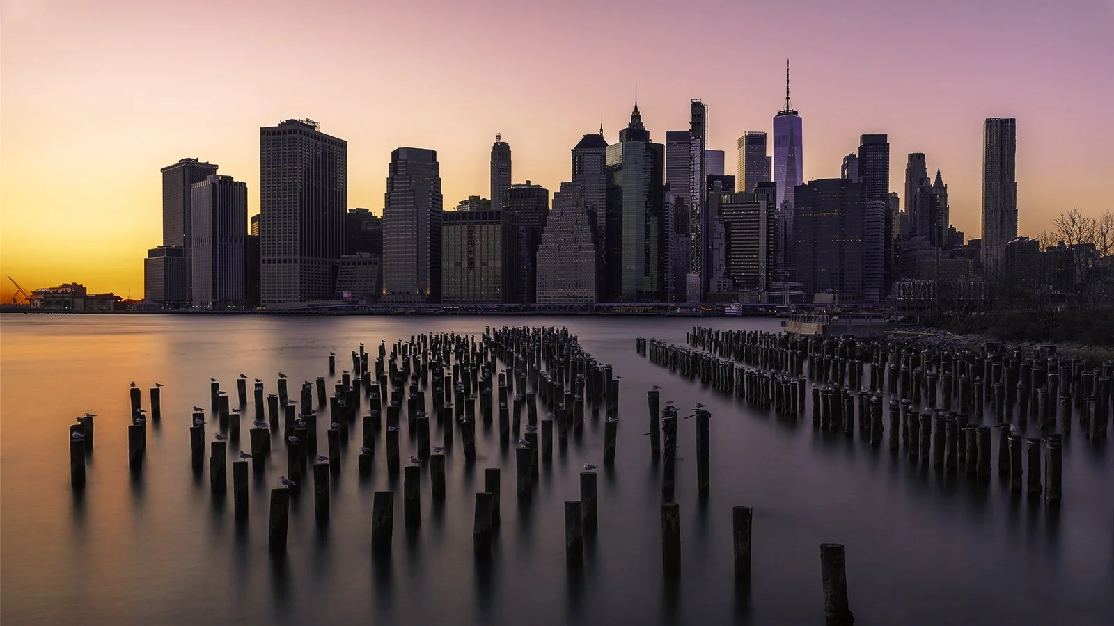 Sunset in New York City 